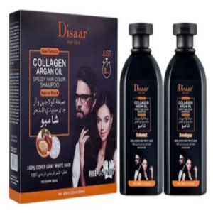 SHAMPO ANTI-CANA NEGRO CON COLAGENO Y ACEITE ARGAN