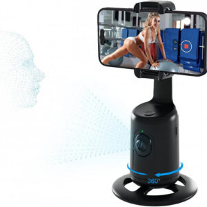 TRÍPODE CON SEGUIMIENTO FACIAL AUTOMÁTICO NEGRO