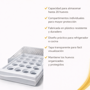 HUEVERA SENCILLA PARA 20 HUEVOS