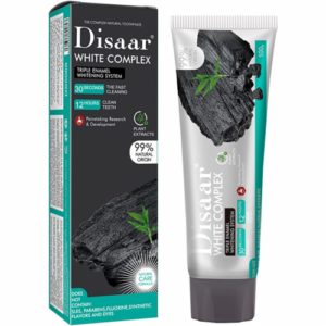 PASTA DE DIENTES COMPLEJA BLANQUEADORA EN POLVO DE CARBÓN PLÁTANO FLOR TRIPLE ESMALTE SISTEMA DE LIMPIEZA DENTAL RÁPIDA