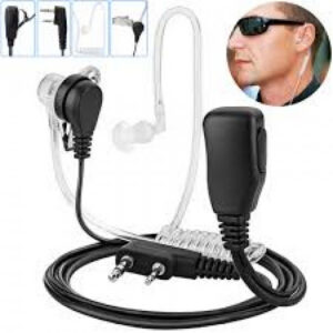 Auricular transparente para radio de comunicación