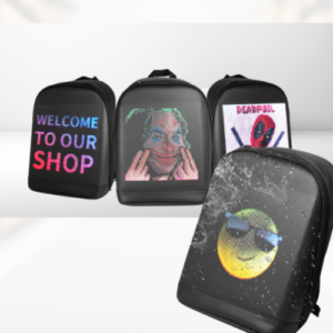 Mochila LED negra