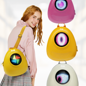 Mochila LED rosada