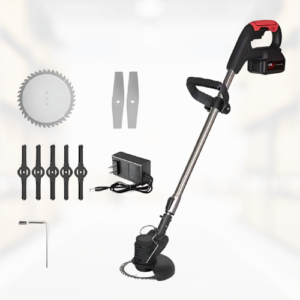 Cortacésped eléctrico con 2 baterías de 48 V