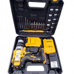 SET DE TALADRO 2 BATERIAS 21 V 26 PZ AMARILLO HASS/ AM (10 UND X CAJA)