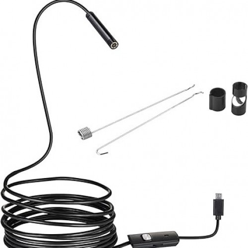 ENDOSCOPIO ANDROID 3 EN 1 PARA TELÉFONO INTELIGENTE, CÁMARA DE INSPECCIÓN DE BOROSCOPIO CON USB, MICRO USB, TIPO C, IMPE