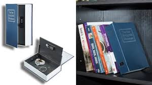 Caja de Seguridad con Diseño de Libro
