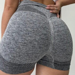 PANTALON CORTO DEPORTIVO LEVANTA COLA GRIS (100 UND X CAJA)