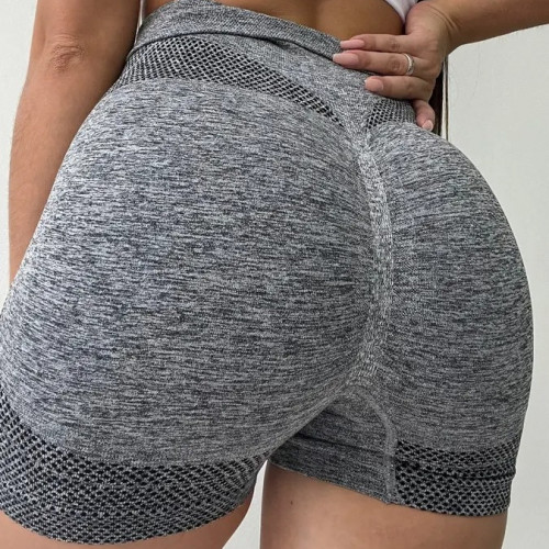 PANTALON CORTO DEPORTIVO LEVANTA COLA GRIS (100 UND X CAJA)