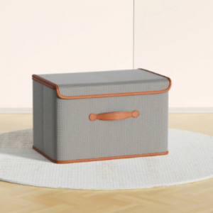 ORGANIZADOR DE ROPA CON TAPA MEDIANO GRIS (25 UND X CAJA)
