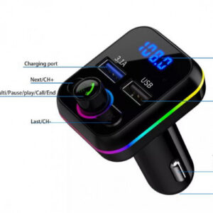ADAPTADOR VIA FM PARA RADIO DE CARRO - CAR FM PLAYER M42 12369
