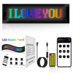 LETRERO LED 35 CM LARGO X 10CM ANCHO (50 UND X CAJA)